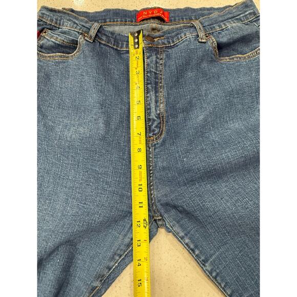 NYDJ Women’s Size 16 Cuff Cropped Stretchy Jeans Normcore Everyday - Picture 4 of 9